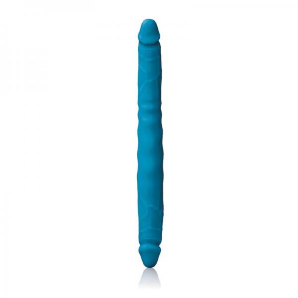 Colors 12-Inch Double Dong - Blue