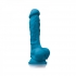 Colours Pleasures 7in Dildo - Blue