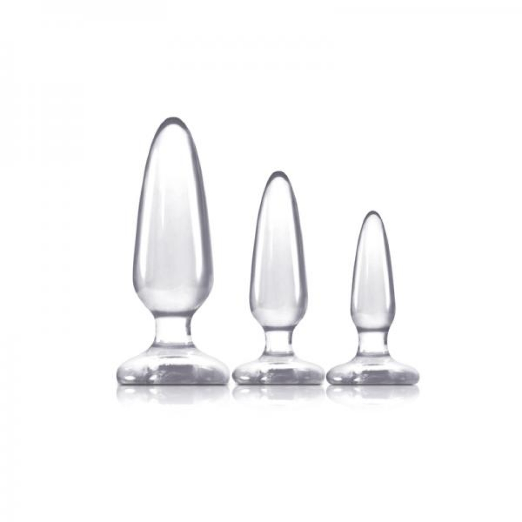 Jelly Rancher Anal Trainer Kit - Clear: Gradual Exploration