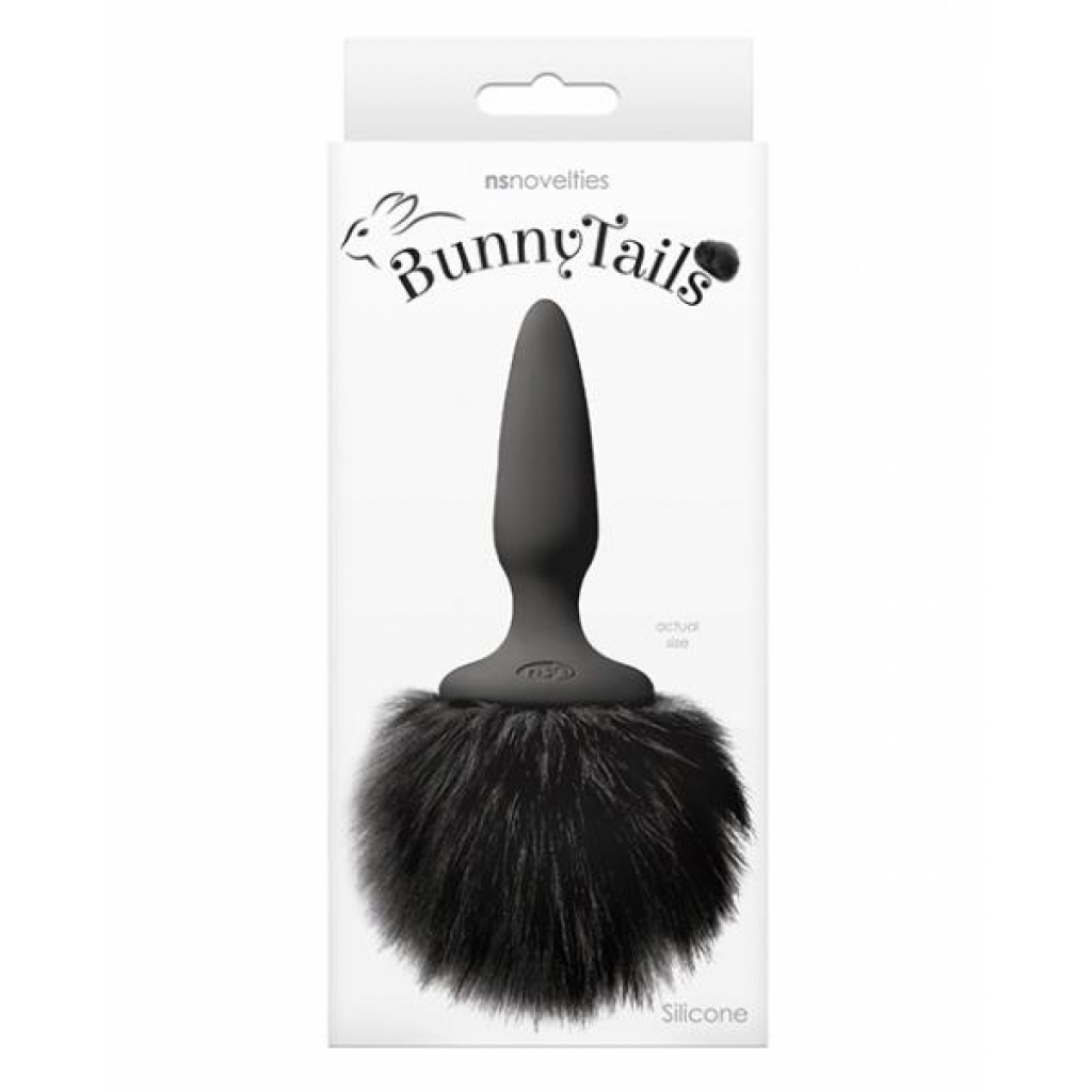 Bunny Tails Mini Black Fur by NS Novelties