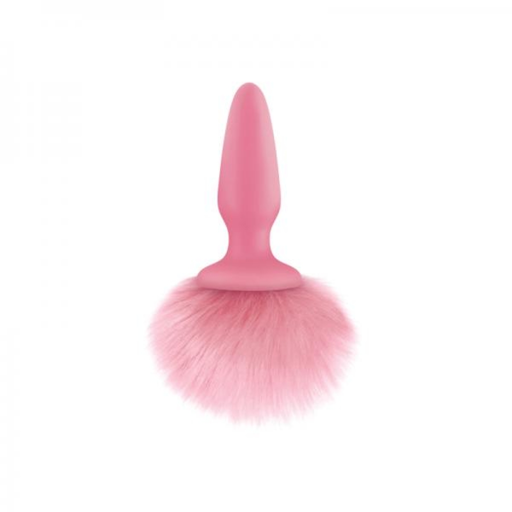 Bunny Tails Pink Silicone Butt Plug - Whimsical Fantasy Play