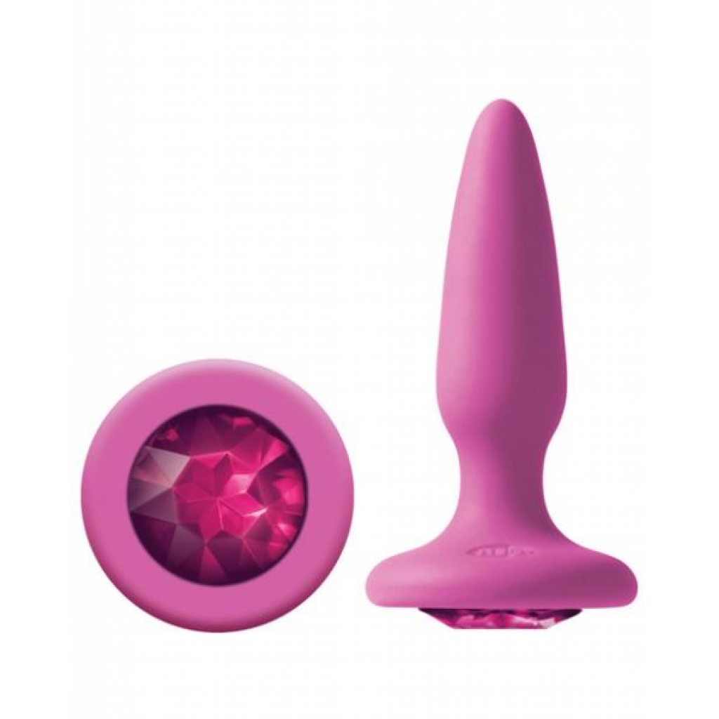 Glams Mini Butt Plug - Pink Gem