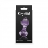 Crystal Gem Purple - Luxurious Glass Pleasure Plug