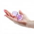 Crystal Gem Purple - Luxurious Glass Pleasure Plug