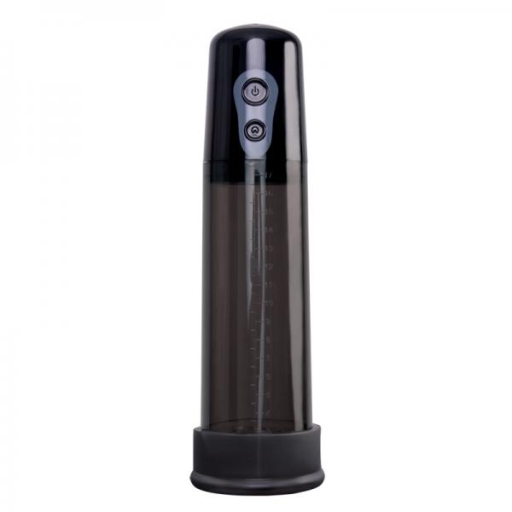 Renegade Man Up Penis Pump - Black Acrylic Cylinder