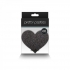 Pretty Pasties Glitter Hearts - Black/Gold (2 Pair)