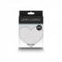 Enticing Red & Silver Glitter Heart Nipple Pasties - 2 Pairs