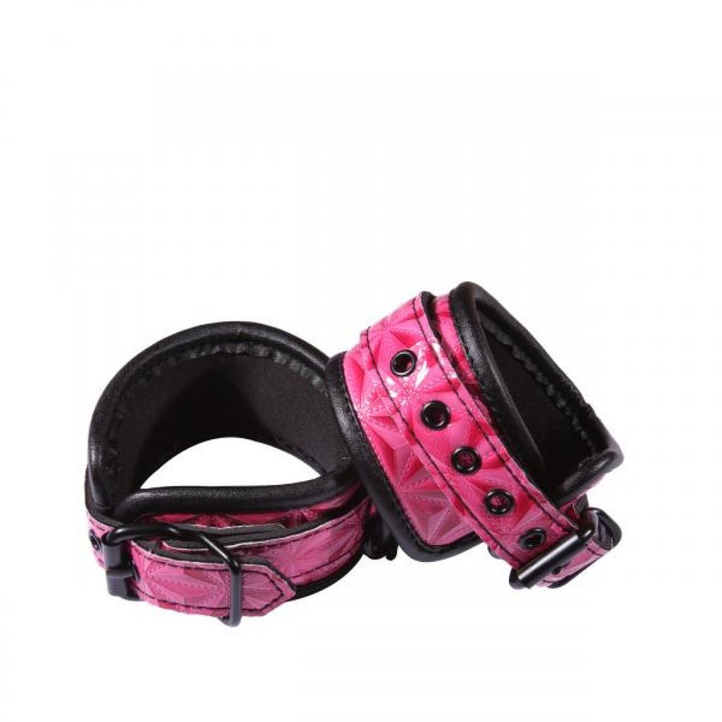 Sinful Wrist Cuffs - Pink