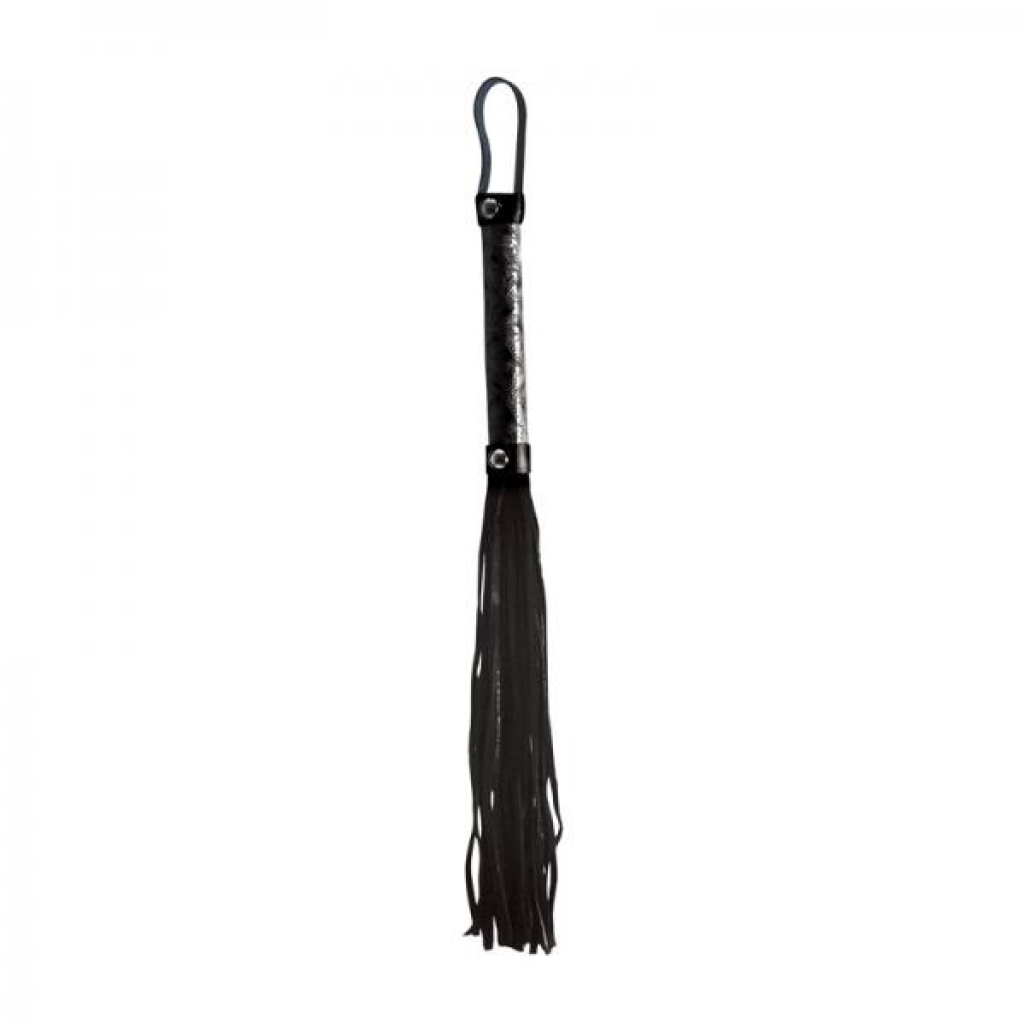 Sinful Black Whip - Premium Kinky Accessory