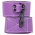 Lust Bondage Wrist Cuff - Purple Luxury Restraints