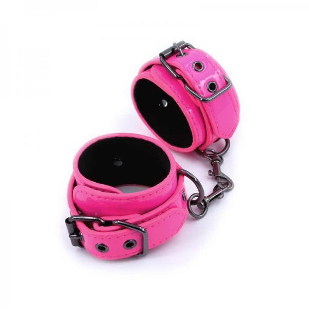 Electra Wrist Cuffs Pink - Comfortable Bondage Accessories