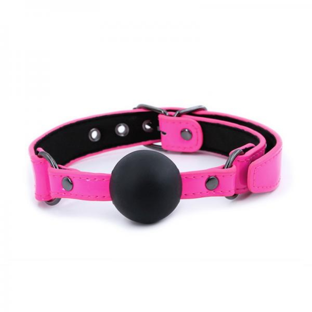 Electra Ball Gag: Intimate Control Tool in Pink