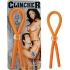 Clincher Adjustable Rubber Penis Ring - Orange