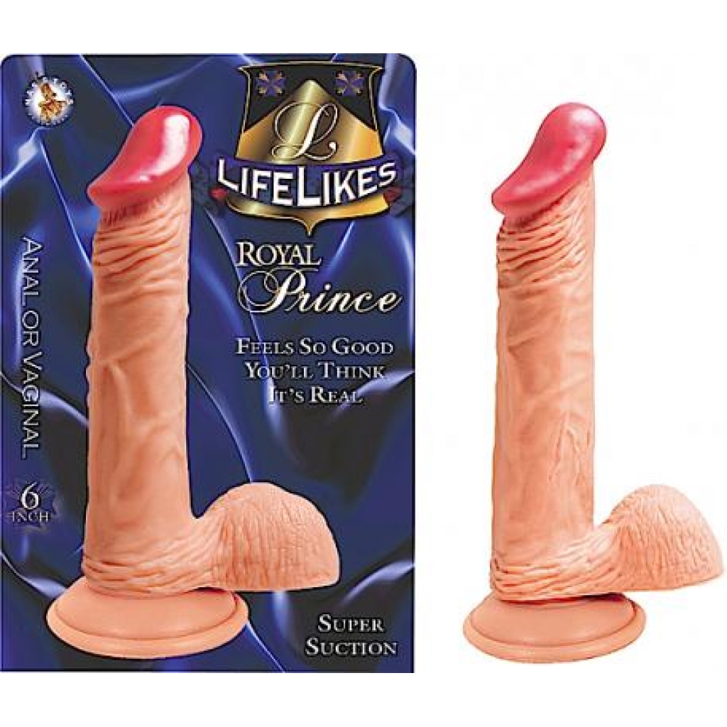 Realistic 6 inch Lifelikes Royal Prince Dildo