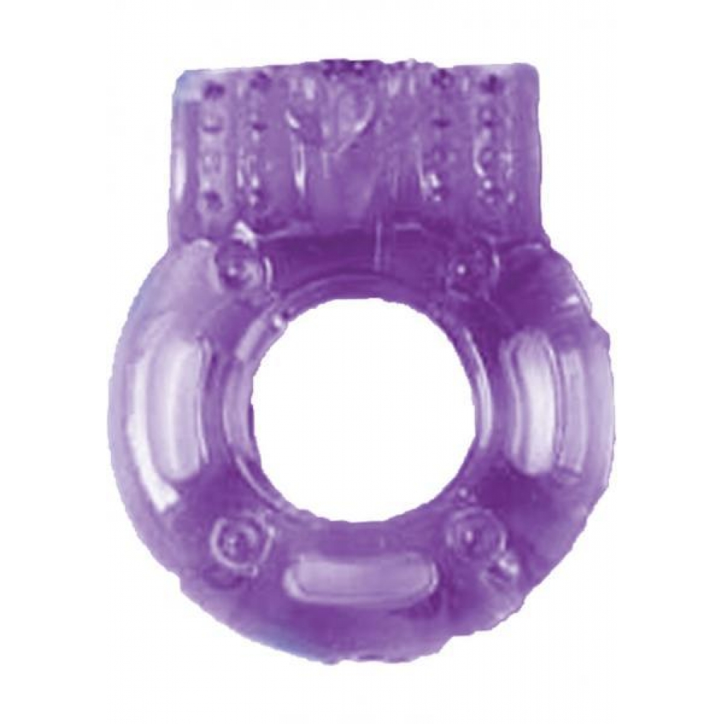 Macho Vibrating Penisring - Purple