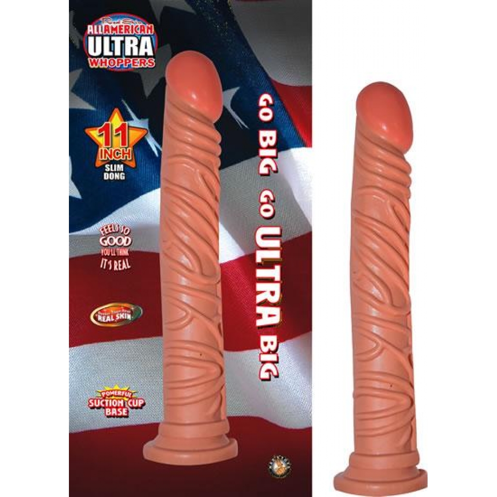 Ultra Whopper 11 inches Slim Dildo - Real Feel Pleasure