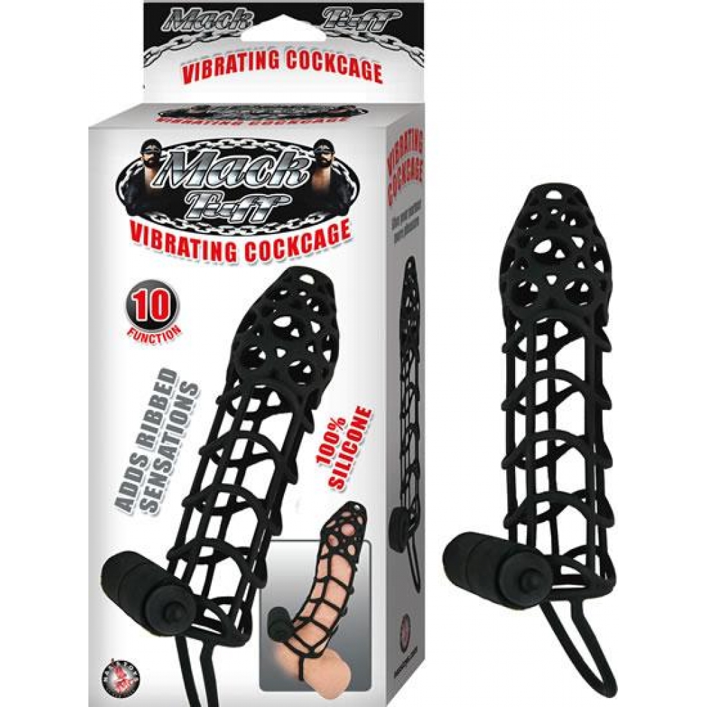 Mack Tuff - Vibrating Penis Cage in Black