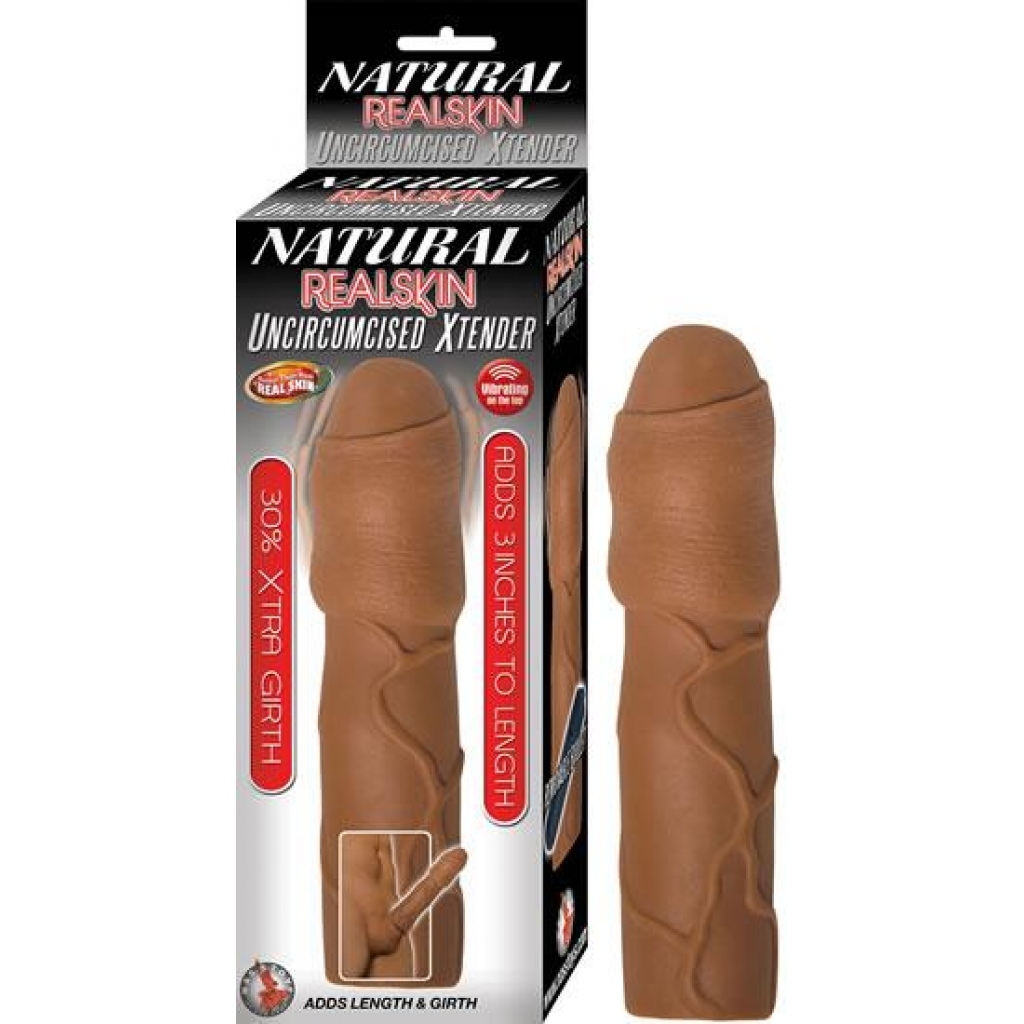 Natural Realskin Uncircumcised Xtender - Brown