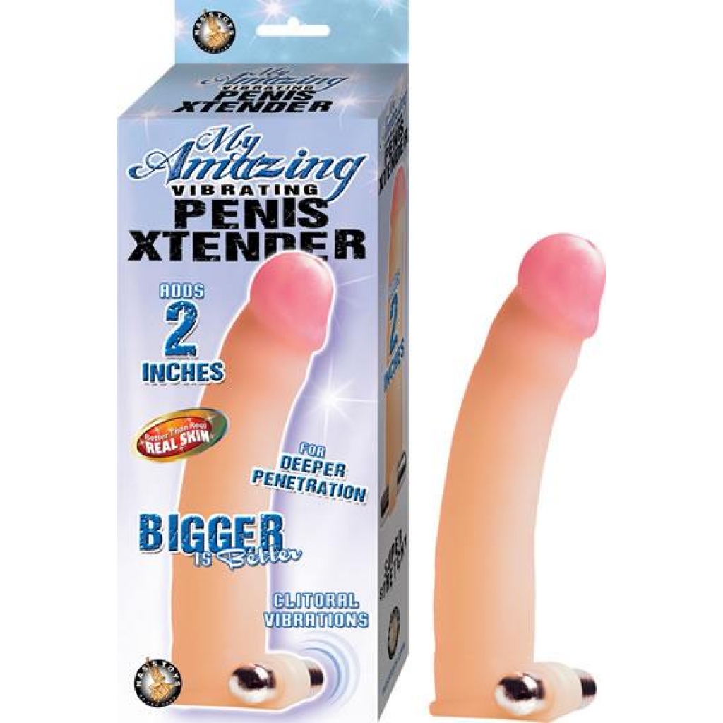 My Amazing Vibrating Penis Xtender - Beige