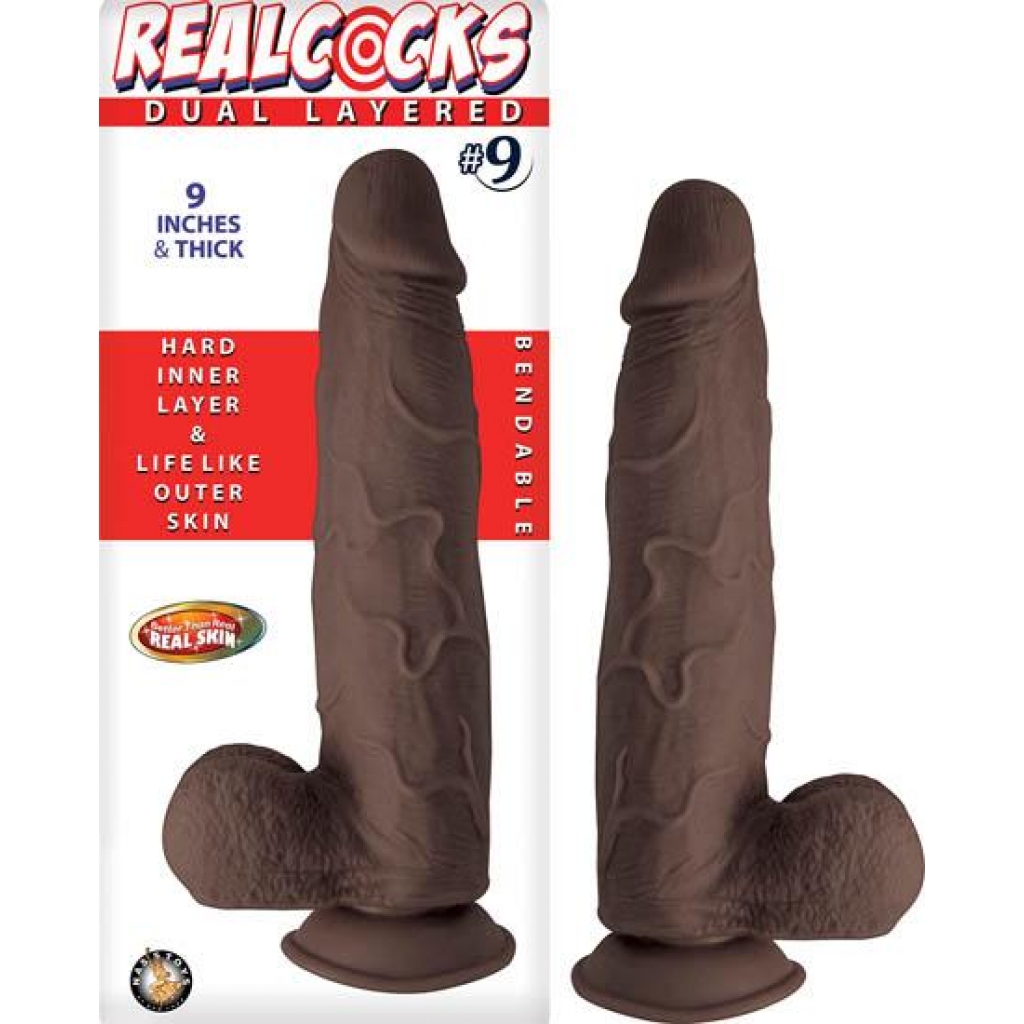 Realpeniss Dual Layered #9 Dark - Realistic Pleasure Tool