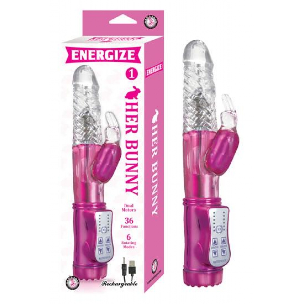 Energize Her Bunny 1 - Waterproof Pink Rabbit Vibrator