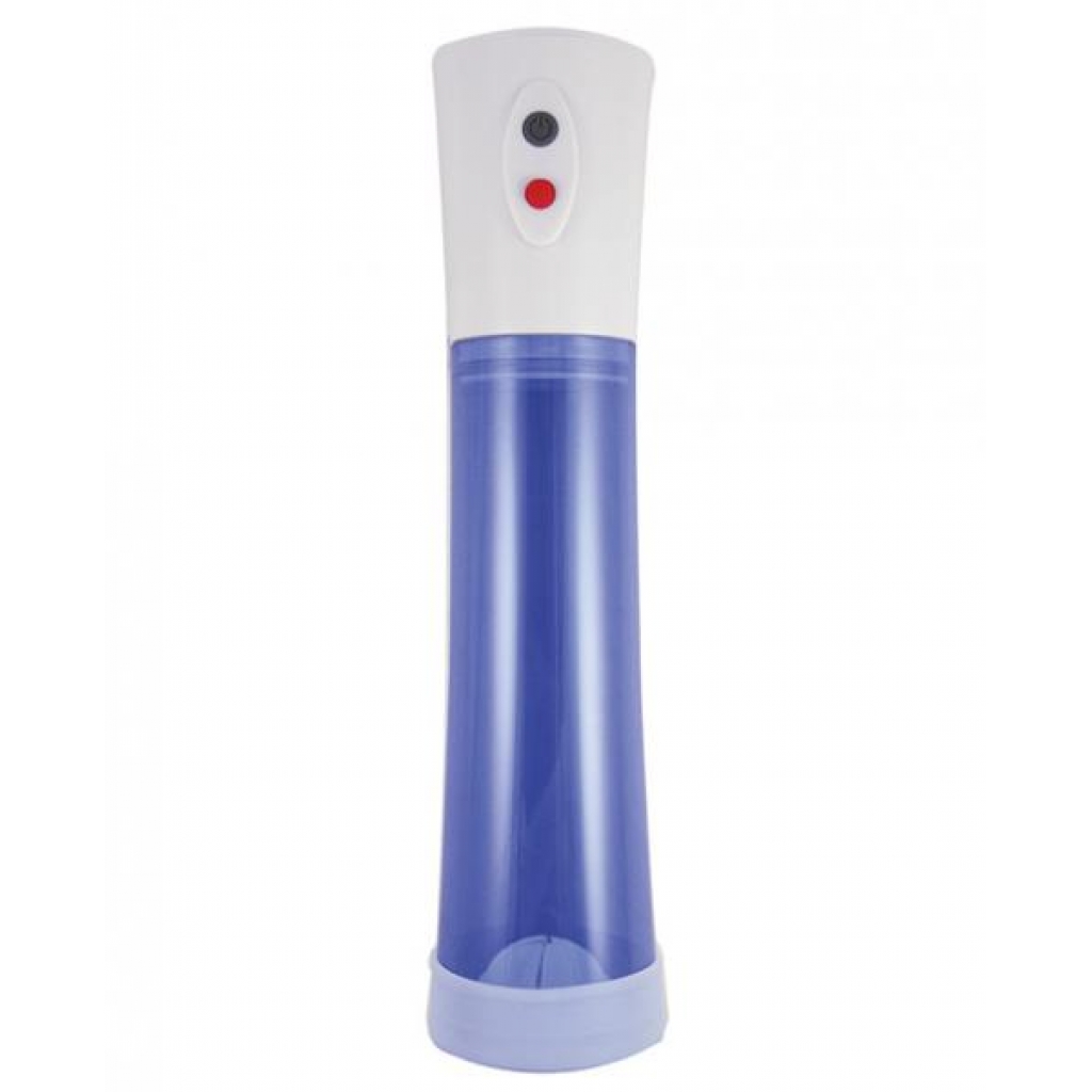 Commander Electric Penis Pump - Blue