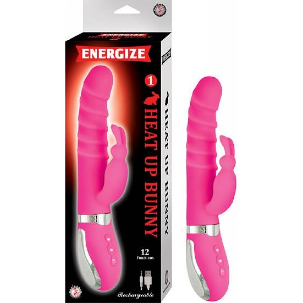 Energize Heat Up Bunny 1 - Pink Rabbit Style Vibrator