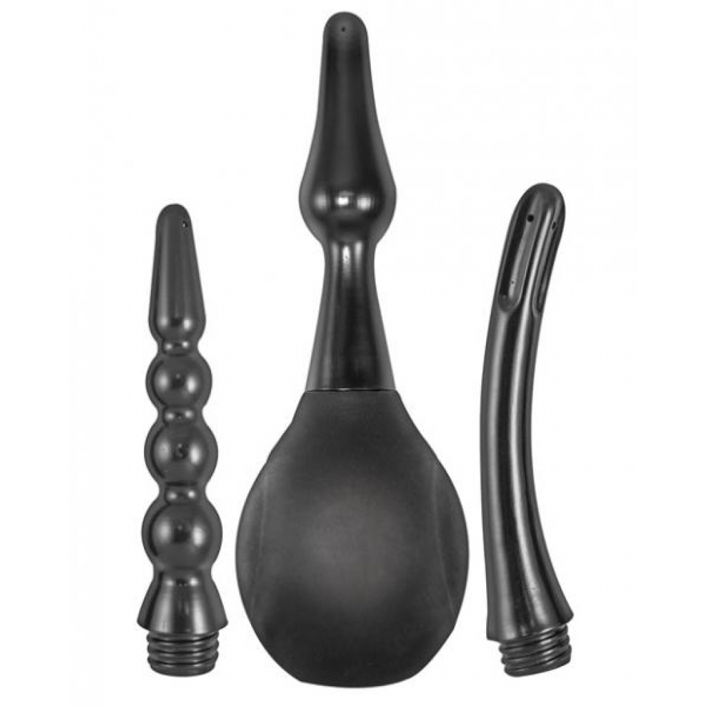 The Ultra Unisex Douche for Vaginal and Anal Use - Black