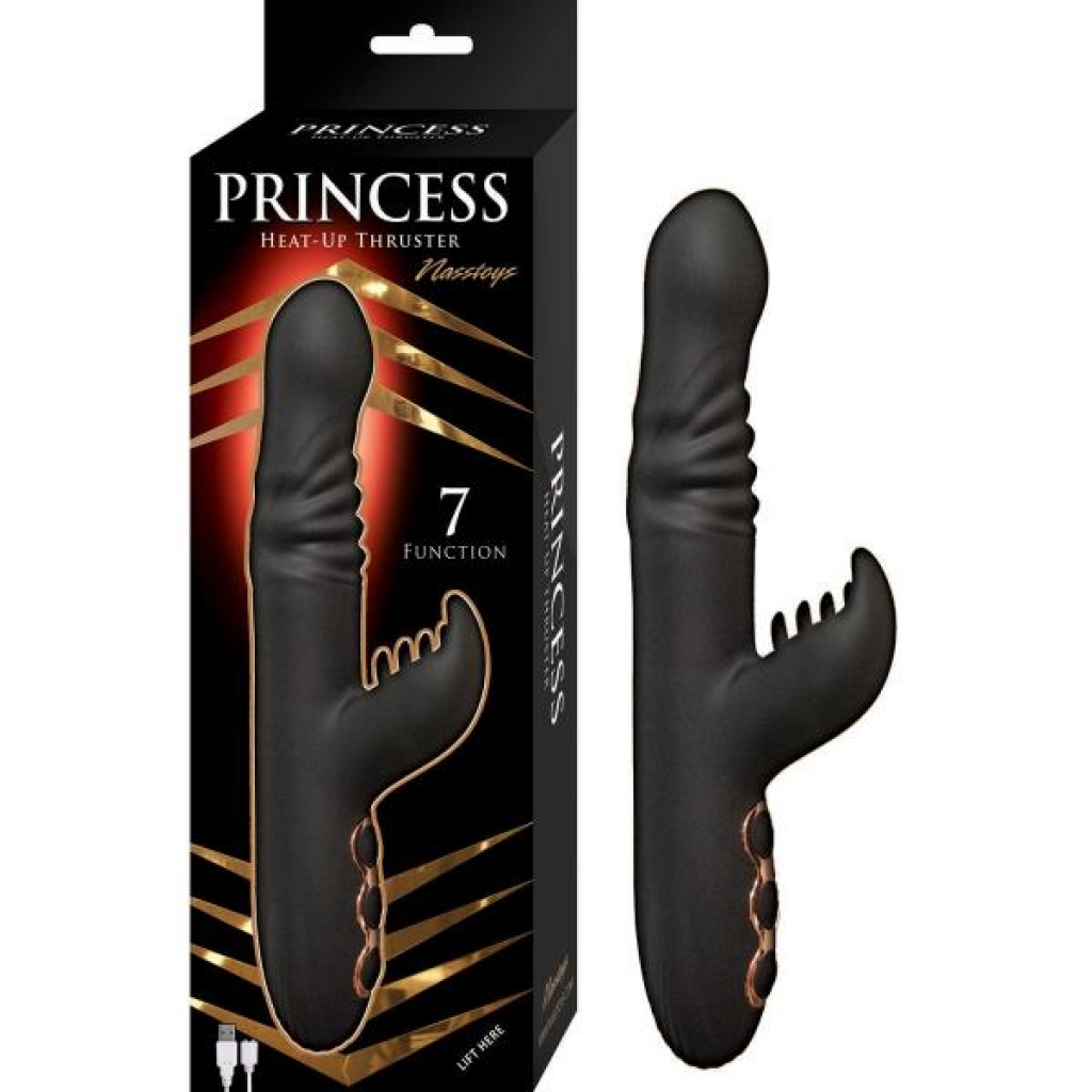 Rechargeable Princess Heat-Up Thruster - Black