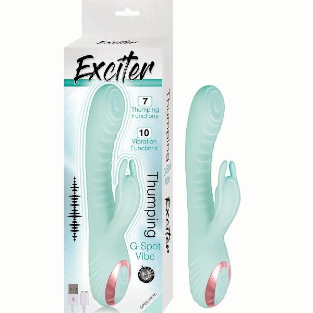 Exciter Thumping G-spot Vibe - Aqua