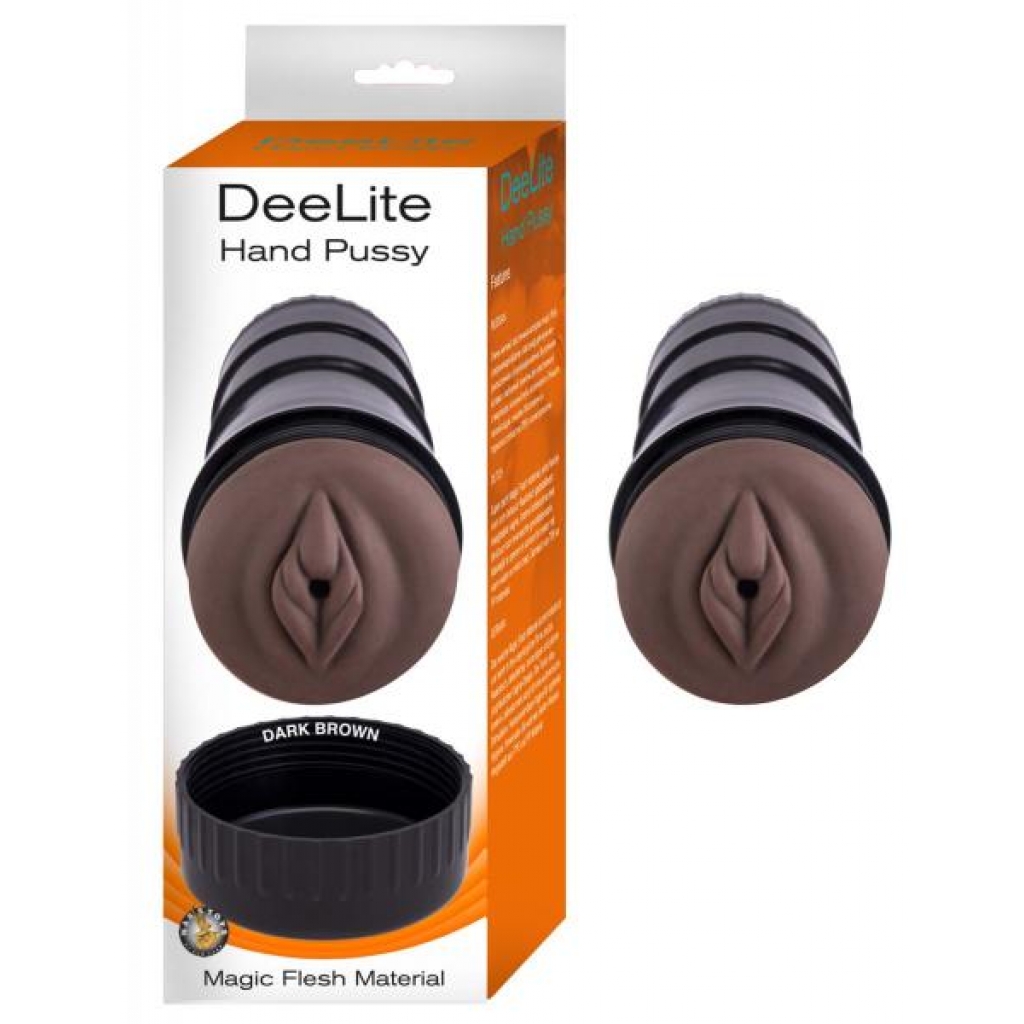 Dee Lite Hand Pussy Dark Brown: Discreet Pleasure