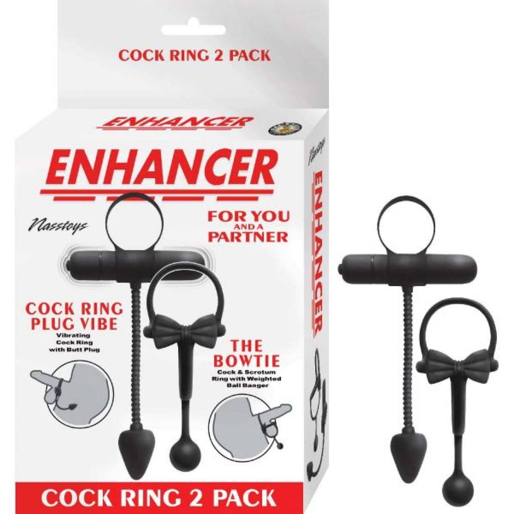 Enhancer Penisring 2pk - Black