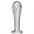 Ass-sation Remote Vibrating Metal Anal Bulb - Silver