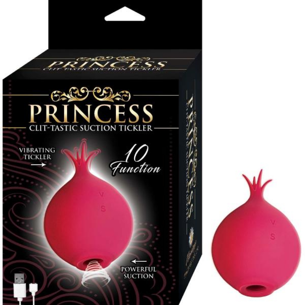 Princess Clit-tastic Suction Tickler - Red