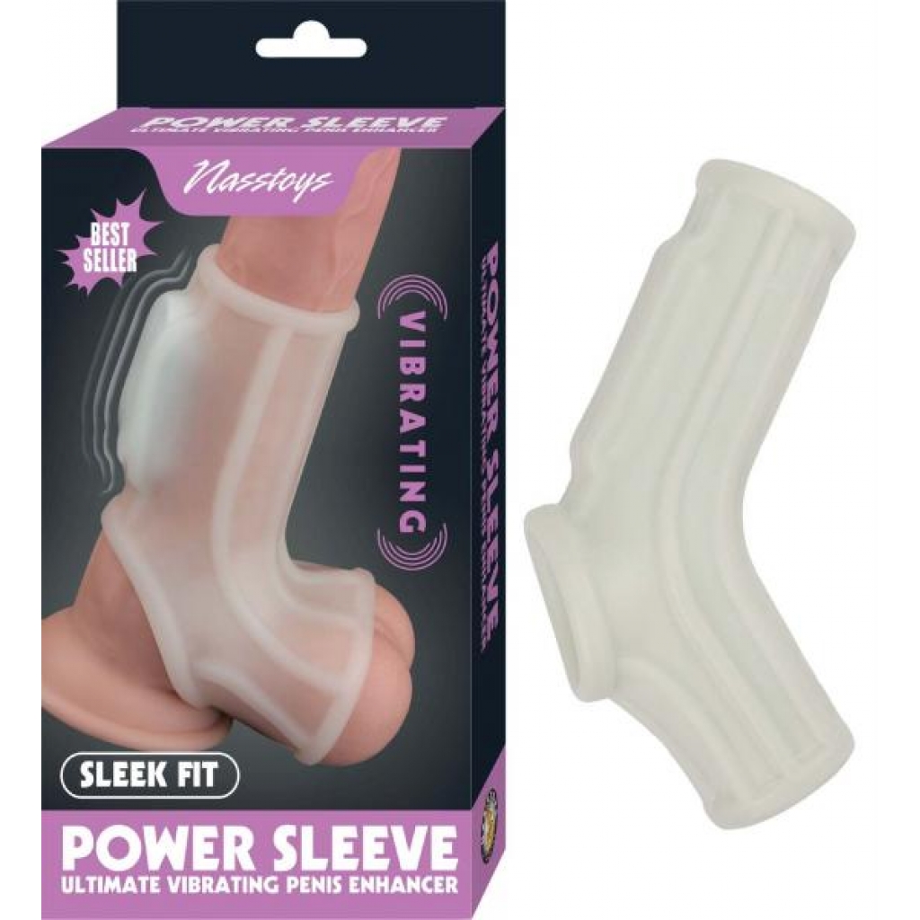 Vibrating Power Sleeve Sleek Fit - White