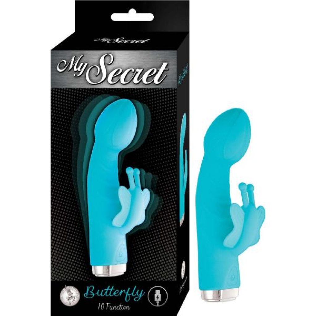 My Secret Butterfly Aqua Rabbit Style Vibrator