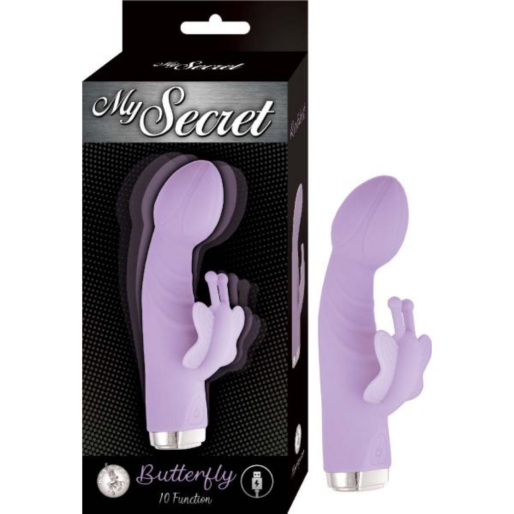 My Secret Butterfly Rabbit Style Vibrator - Dual Stimulation Delight