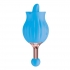 Clit-tastic Rose Bud Dual Massager - Blue