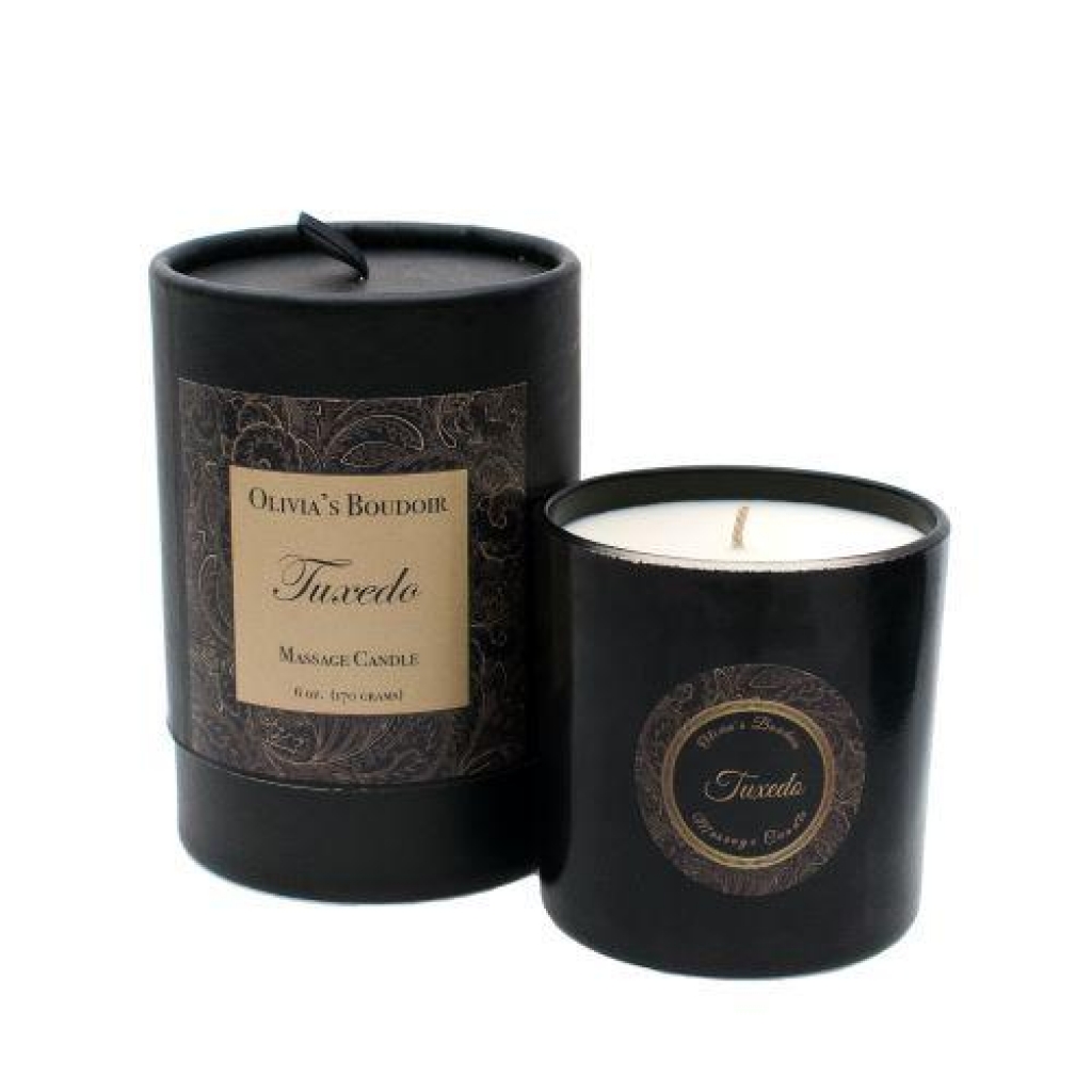 Olivia's Boudoir Massage Candle - Tuxedo 6.5oz