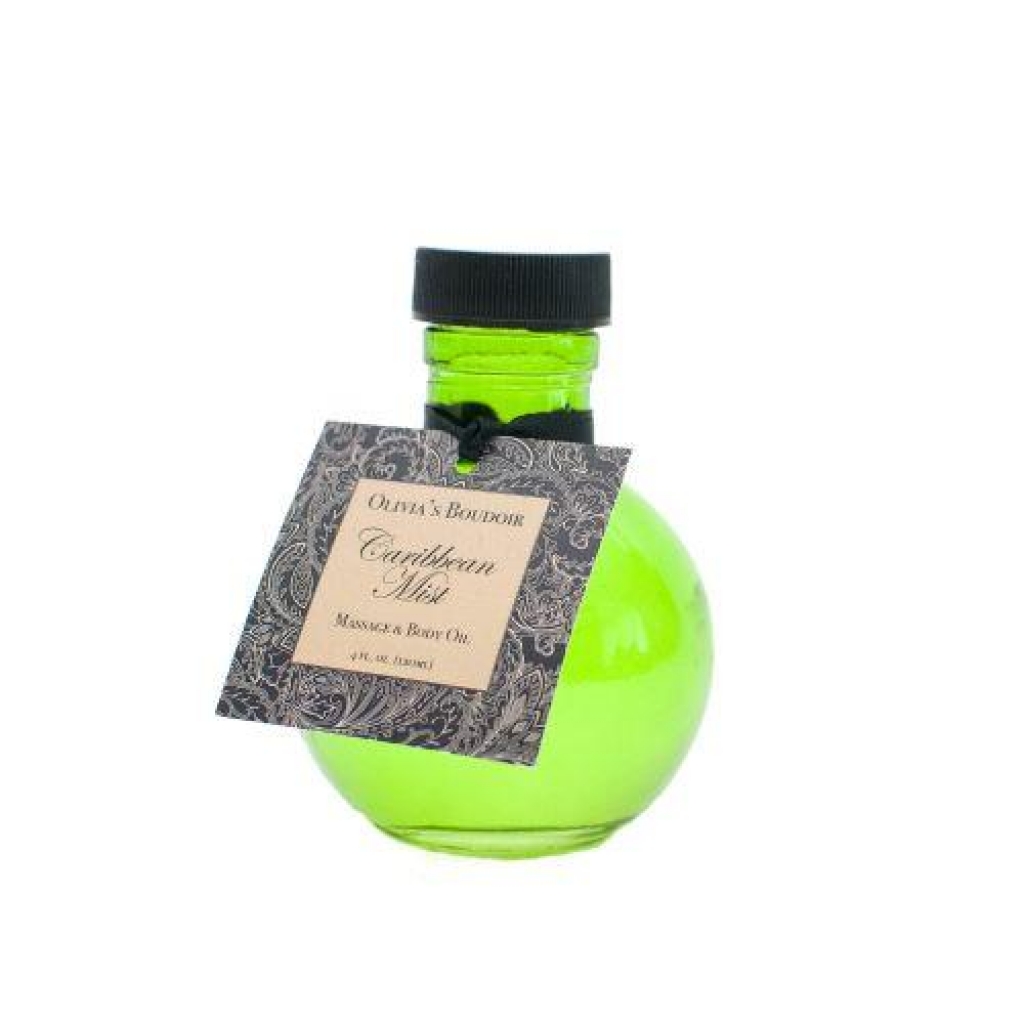 Olivia's Boudoir Massage Oil - Caribbean Mist 4 fl oz