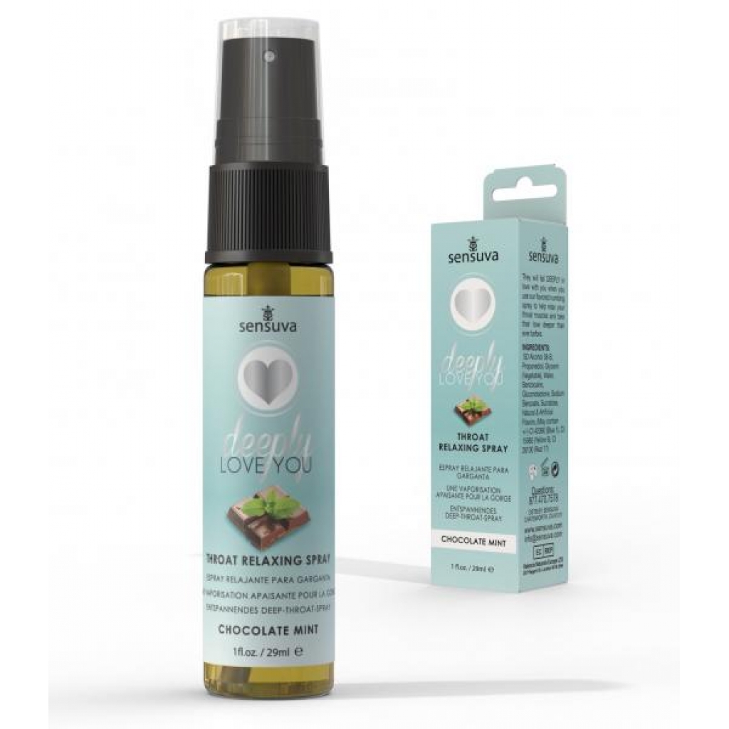 Deeply Love You Throat Spray - Relaxing Chocolate Mint 1 Fl Oz