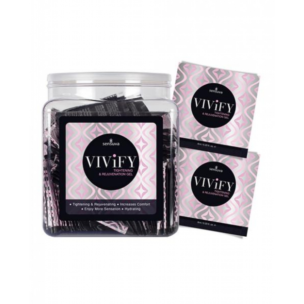 Vivify Tightening & Rejuvenation Gel 100 Pc Single Use Packet Tub