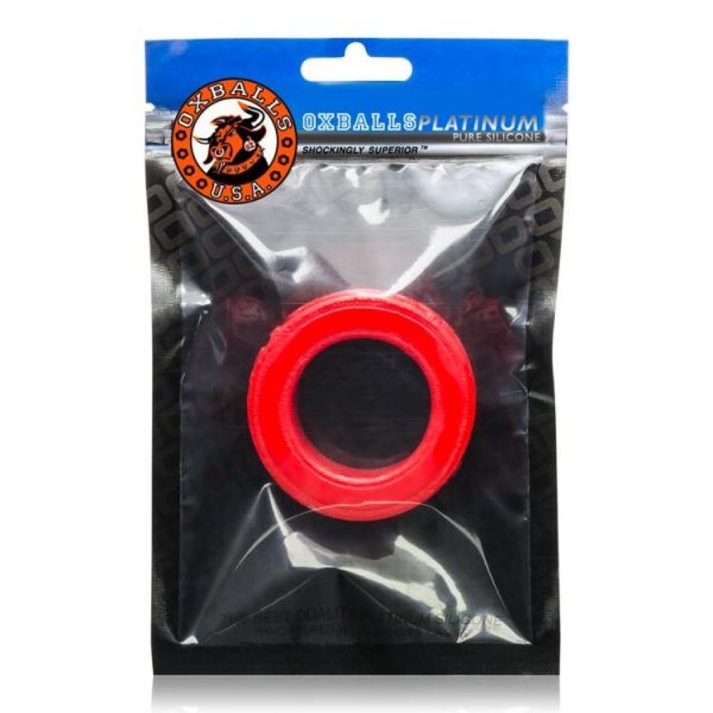 Oxballs Pig-Ring Comfort Penis Ring - Red