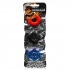 Oxballs Ringer 3 Pack Penis Rings - Multi Colored