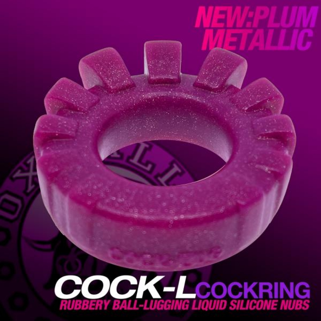 Penis-Lug Lugged Penisring Plum