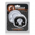 Oxballs Ultraballs Penis Rings - Black & Clear - 2 Pack