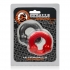 Oxballs Ultraballs Penis Ring - Silver & Red Set