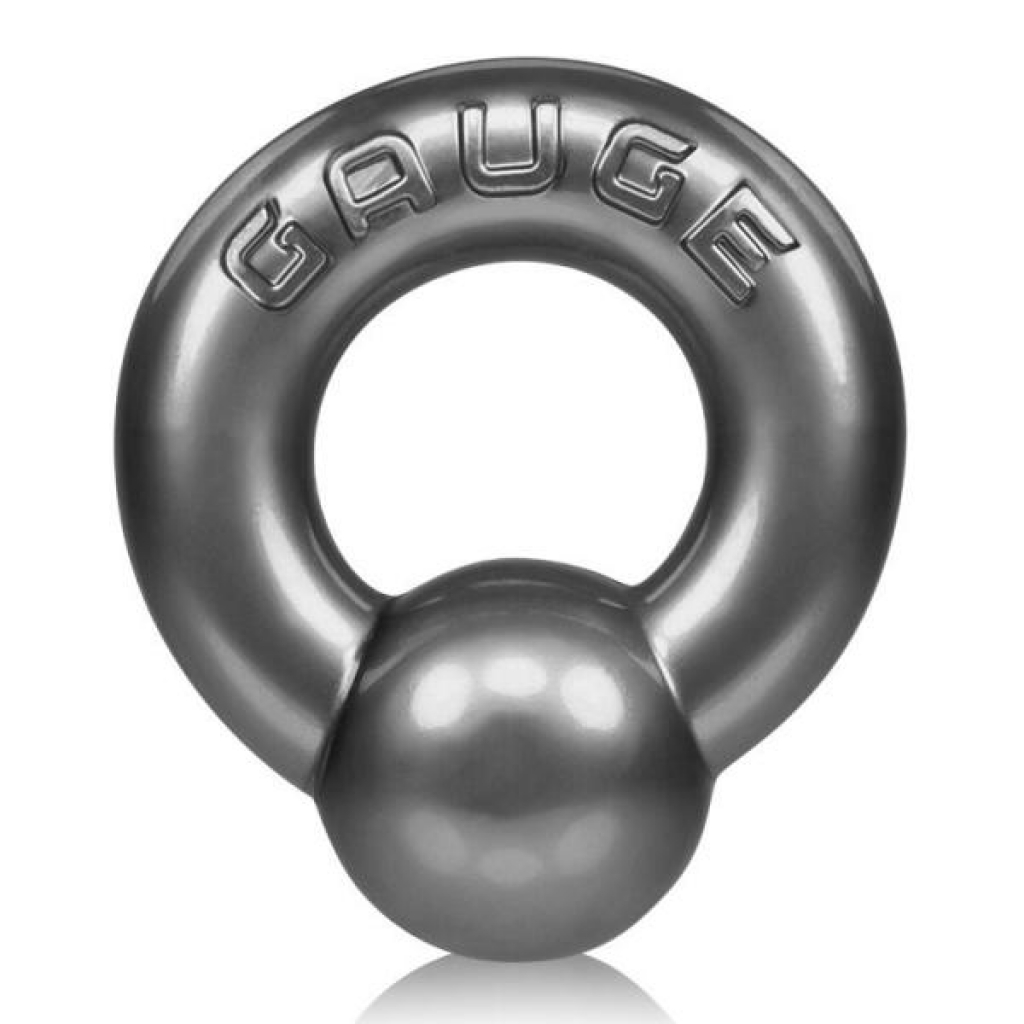 Oxballs Gauge Penis Ring - Steel Silver