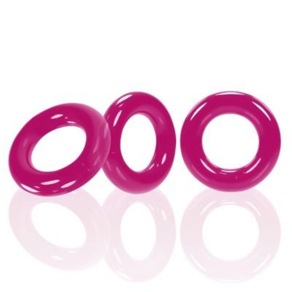 Willy Rings 3 Pk Penisrings Hot Pink (net)