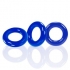 Willy Rings 3 Pk Penisrings Police Blue (net)